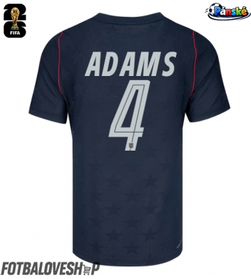 Spojené státy Tyler Adams #4 Venkovní Dres MS 2026 Krátký Rukáv